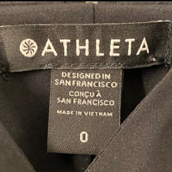 Athleta Savanah Jumpsuit, Black, Size 0 - Picture 7 of 7